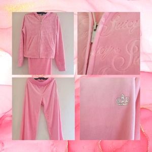 Juicy Couture 2 piece velour set NWOT Sz M